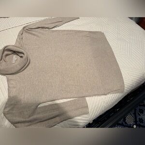 LOFT Light Gray cowl neck Sweater